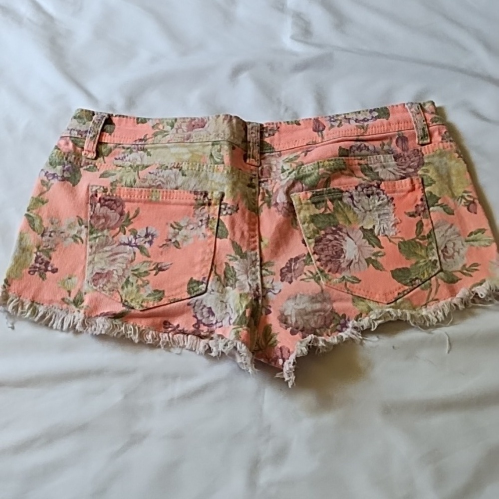Bongo Distressed Low Rise Shorts - Picture 5 of 6
